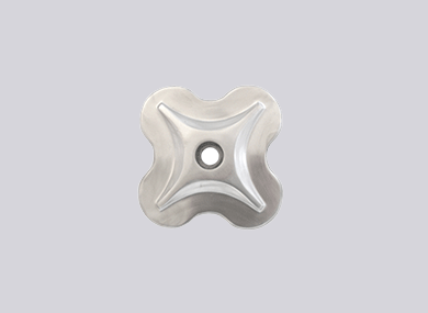 麟游梅花形夹具表面处理效果：亚光