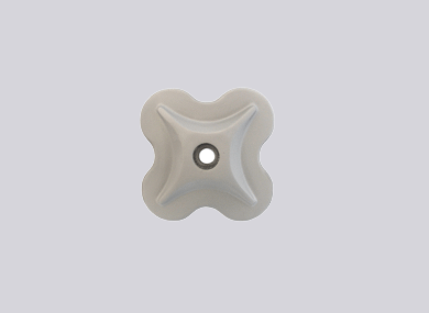 麟游梅花形夹具表面处理效果：珍珠砂
