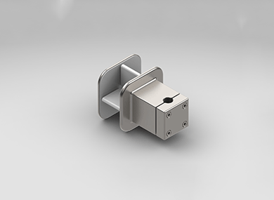 麟游方形单向索固定夹具4：F()DSG01-4