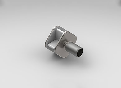 麟游菱形钢结构固定夹具：L()GCG01