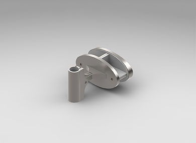 麟游椭圆形单向索固定夹具2：TYDSG01-2