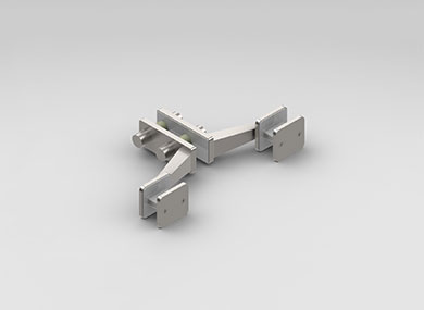 麟游爪形玻璃肋固定夹具：ZBLG-1