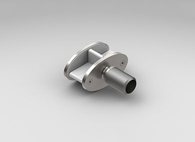 麟游椭圆形钢结构固定夹具：TYGCG01