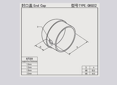 陆河封口盖：GKG02